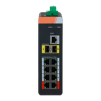 X-SECURITY XS-SWI1008HIPOE-MGF-120-DIN - X-Security Industrial L2 Managed Switch - 10 Puertos Totales (8 PoE GE / 2 Uplinks 1G SFP) - Suministro de ultra potencia PoE++ de hasta 90W - Alta disponibilidad con soporte de anillo ERPS - Tolerancia térmica ext - imagen 2