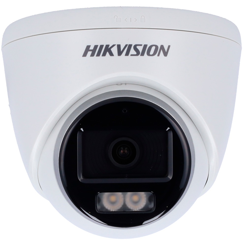 HIKVISION DS-2CE72DF0T-LFS(2.8mm) - Hikvision - Cámara Domo 4en1 Gama VALUE - Resolución 1080p (1920x1080) - Lente 2.8 mm | ColorVu: Imagen a color 24 horas - Luz híbrida alcance 40 m - IP67 | Micrófono integrado | Audio sobre coaxia - imagen 2