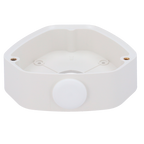 MILESIGHT MS-A74 - Caja de conexiones Milesight - Para cámara mini domo antivandálica - Instalación en techo o pared - Pasador de cables base - 121.5mm x 116.5mm x 37.2mm - imagen 2