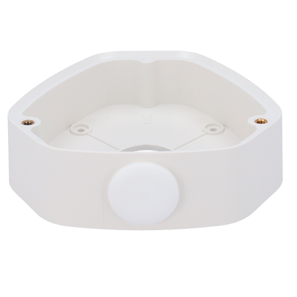MILESIGHT MS-A74 - Caja de conexiones Milesight - Para cámara mini domo antivandálica - Instalación en techo o pared - Pasador de cables base - 121.5mm x 116.5mm x 37.2mm - imagen 2