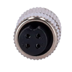 MARCA BLANCA CONM12-FEMALE-SOLDER - Conector M12 Hembra para soldar - Streamax compatible - 10 Unidades por bolsa - 4 Pines - imagen 2