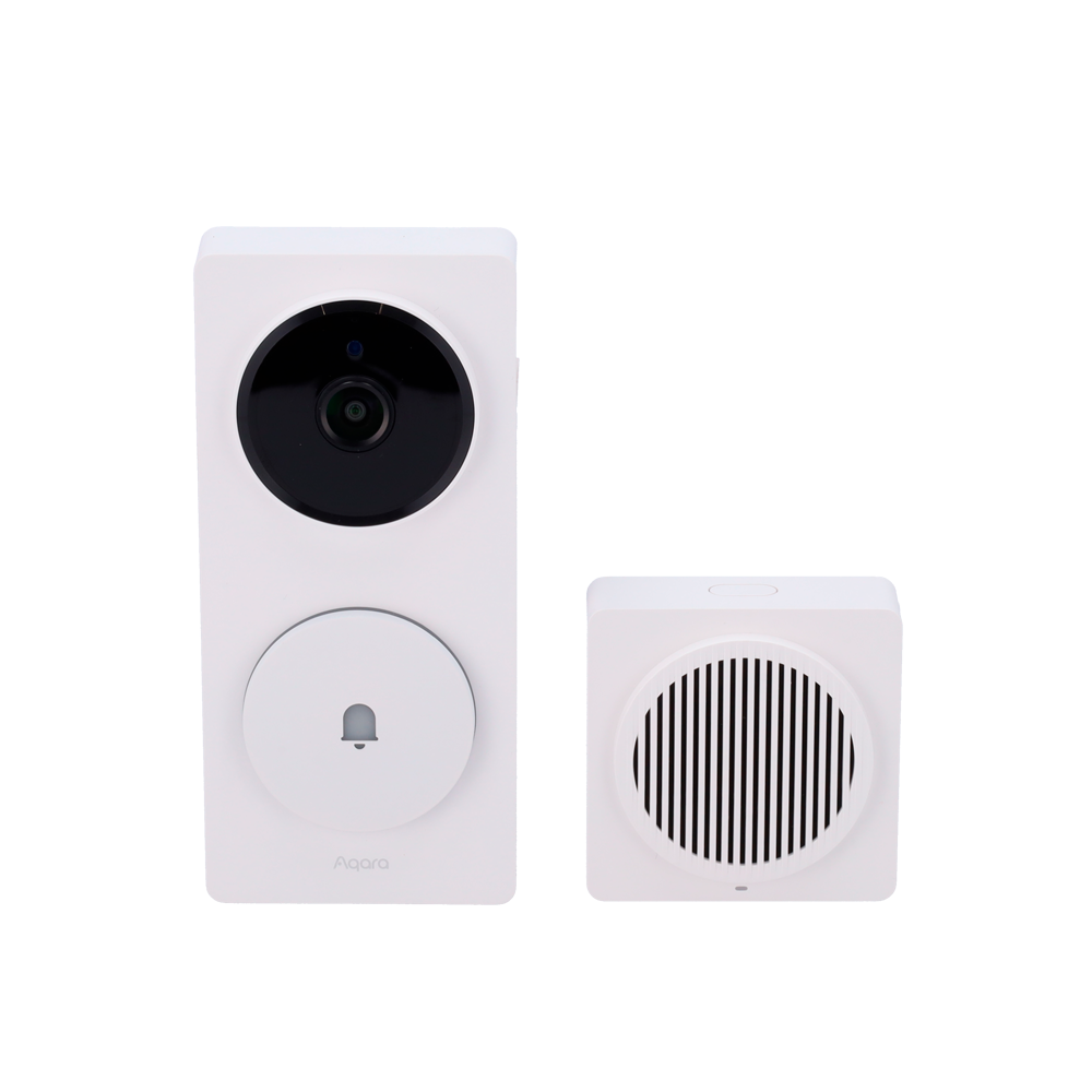 AQARA AQ-CH-C09D-W - Aqara - Smart Home G410 Doorbell Cam/Hub White - Reconocimiento facial local por IA - Compatibilidad nativa con HomeKit Secure Video - Wi-Fi 2.4 GHz / Matter - Soporta 6x Baterías AA LR6 / 12V-24V AC o 8V-24V - Compatible con Apple Ho - imagen 2
