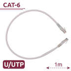 SAFIRE UTP6-H-1W - Cable UTP Safire - Ethernet - Conectores RJ45 - Categoría 6 - 1 m - Color blanco - imagen 2