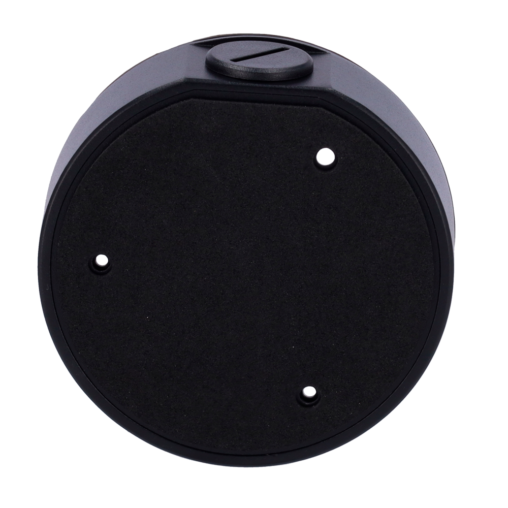 UNIVIEW UV-TR-JB03-I-IN-BLACK - Caja de conexiones - Para cámaras domo - Apto para uso exterior - Instalación en techo o pared - Pasador de cables - Color negro | 36 mm (Al) x 117.8 mm (Ø) - imagen 2
