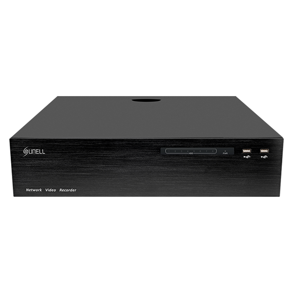 Sunell SN-NVR3964E8-J - Gama Pro - Grabador NVR 64CH IP - Resolución máxima 12Mpx@1ch | Alarmas | Audio - Ancho de banda 400Mbps/400Mbps - Admite 8 discos duros (no incluidos) - imagen 2