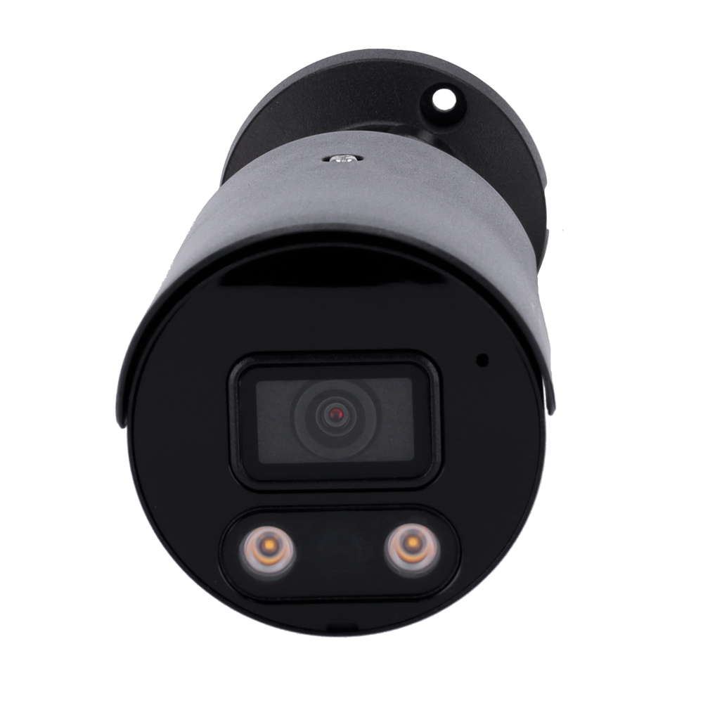 UNIVIEW UV-IPC2124LE-ADF28KMC-WL-BLACK - Cámara Bullet IP Uniview - Gama Easy - 4 MP | Lente 2.8 mm | microSD 128 GB - IR 30 m | Luz blanca 30 m | WDR 120 dB - Color Hunter | Dual Light - PoE | UMD | IP67 - Micrófono | Altavoz - imagen 2