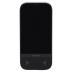 AJAX AJ-KEYPADTOUCHSCREEN-B - Teclado con pantalla táctil y RFID - Grado 2 - Inalámbrico 868 MHz Jeweller - Armado/desarmado total o por grupos - Control de los escenarios de automatización - Autenticación: códigos, lector RFID o Bluetooth - Notificacione - imagen 2