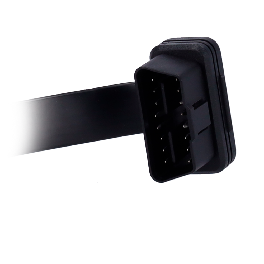 MARCA BLANCA VW-OBD-SLIM - Cable OBD2 Macho - 16 pines - Longitud 30cm - Perfil bajo - Para soldar - Color negro - imagen 2