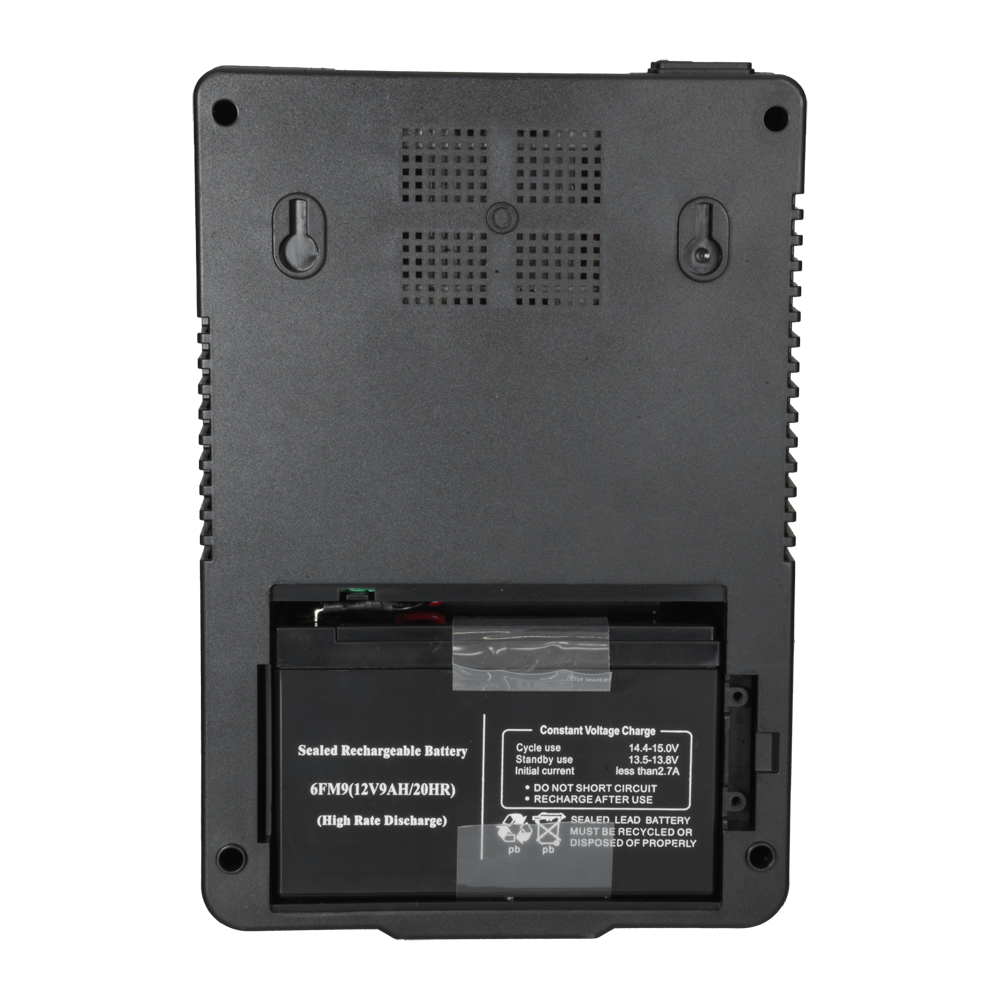 KSTAR UPS800VA-6 - SAI monofásico line-interactive - Potencia 800VA/480W - Entrada 220~240 Vac /Salida 230 Vac - 6 salidas protegidas (3 UPS, 3 Bypass) - Tiempo de recarga 6~8 h - Batería de plomo-ácido sellada (incluida) - imagen 2