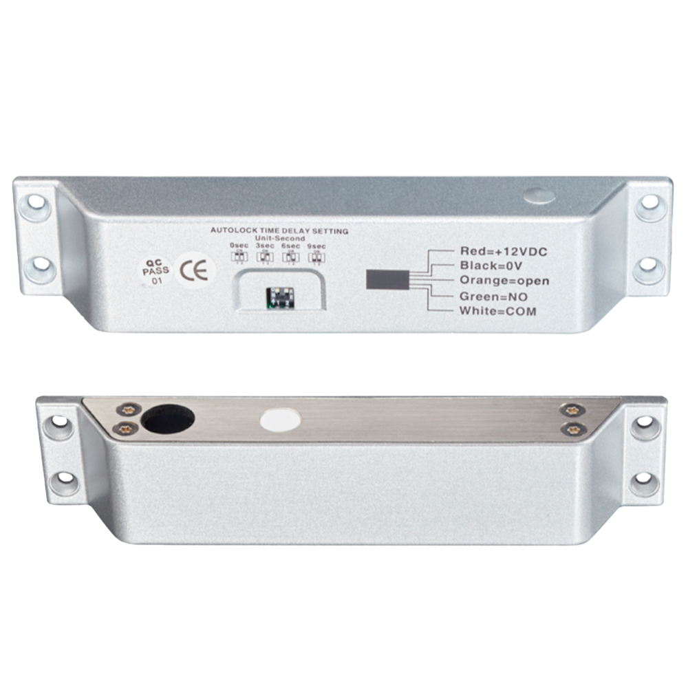 MARCA BLANCA YB-500IN-LED - Cerradura de seguridad electromecánica - Modo apertura Fail Safe (NC) - Fuerza de retención 1000 kg | Sensor de puerta - Autocierre programable - Tiempo de apertura seleccionable - Acero inoxidable SUS304 - imagen 2