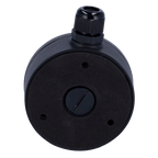 HIKVISION DS-1280ZJ-XS-B - Caja de conexiones - Para cámaras domo o bullet - Apto para uso exterior - Instalación en techo o pared - Pasador de cables - Color negro | 43,2 (Al) x 100 (Ø) mm - imagen 2