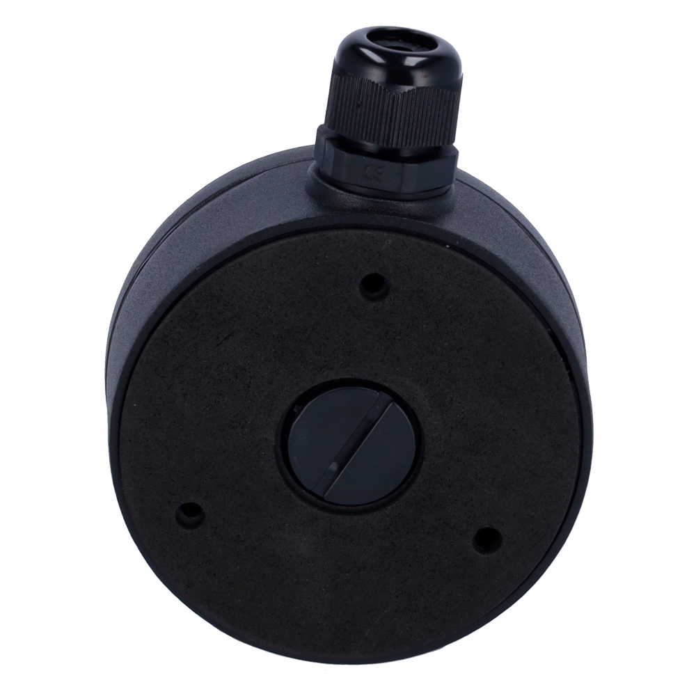 HIKVISION DS-1280ZJ-XS-B - Caja de conexiones - Para cámaras domo o bullet - Apto para uso exterior - Instalación en techo o pared - Pasador de cables - Color negro | 43,2 (Al) x 100 (Ø) mm - imagen 2
