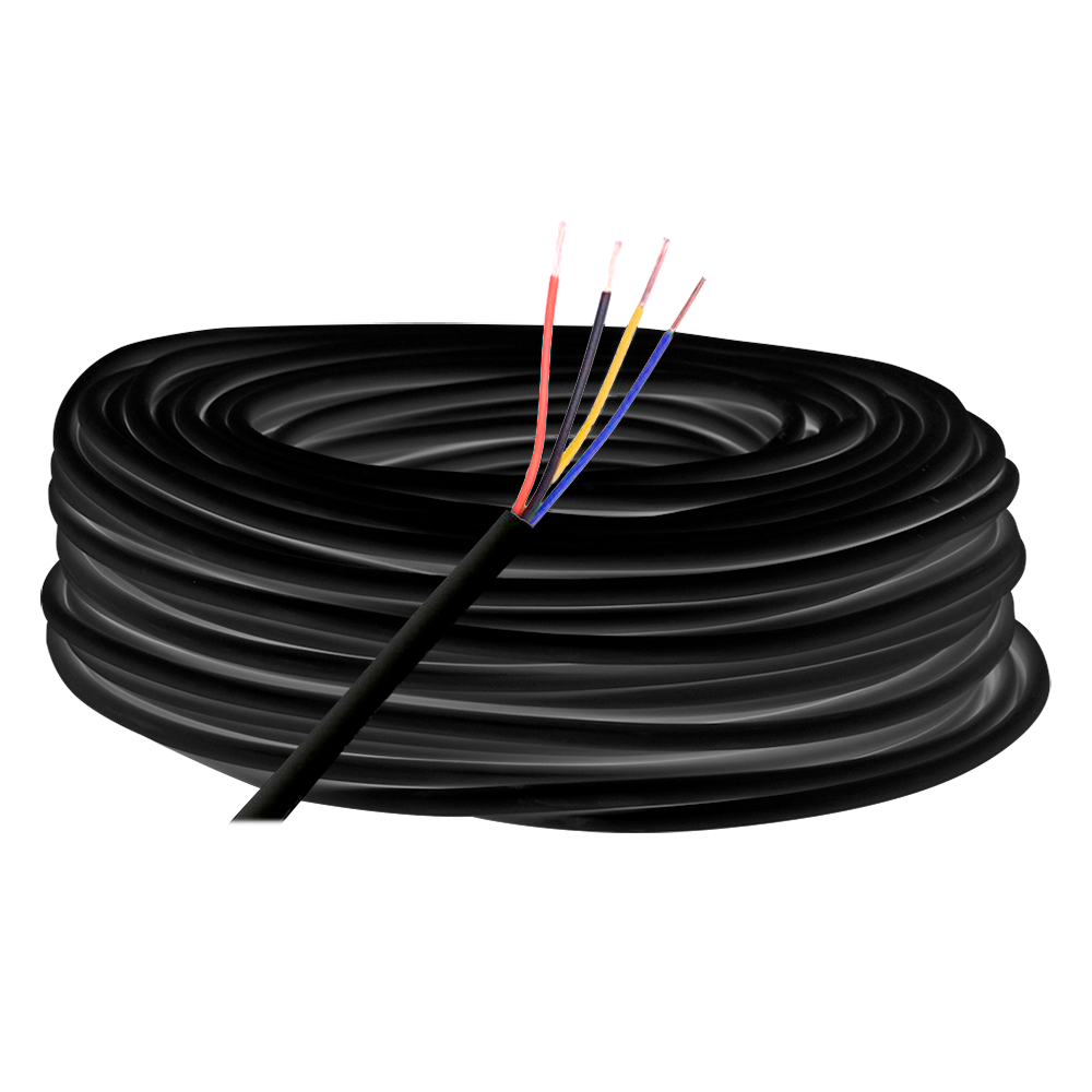 MARCA BLANCA CA4-100B-H - 4 conductores - Conductor Cobre electrolítico flexible Clase 5 - Pantalla Aluminio poliéster+drenaje CuSn - Rollo de 100 metros - Certificado CPR: B2ca -s1a, d0, a1 - Bajas pérdidas - imagen 2