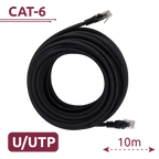 SAFIRE UTP6-H-10BK - Cable UTP - Ethernet - Conectores RJ45 - Categoría 6 - 10 m - Color negro - imagen 2