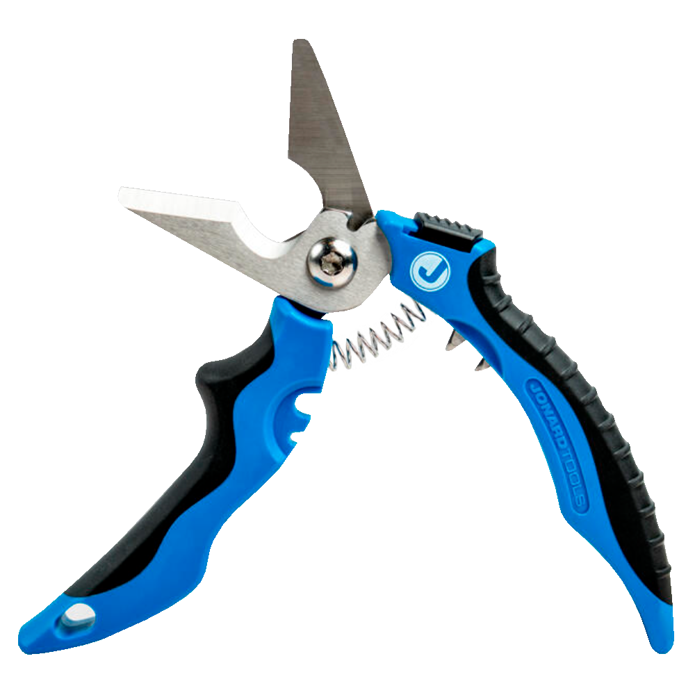 MARCA BLANCA SCISSORS-KW70 - Tijera multifuncional para corte - Cuchillas de acero inoxidable japonés 4034 - Corte de cables de cobre blando hasta 6 mm - Corte de alambres de metal blando hasta 2 mm - Crimpado de terminales para cables de 22~14 AWG - Afil - imagen 2