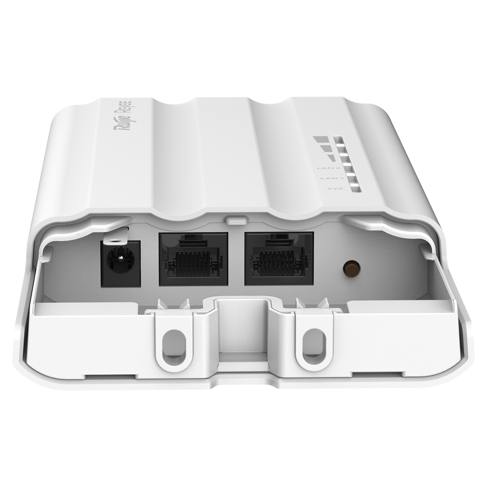 REYEE RG-AirMetro550G-B - Reyee Wireless bridge hasta 867Mpbs - Estación Base para radioenlaces - Frecuencia 5.15 GHz 5.85 GHz - Protocolo Propietario basado en TDMA - IP55, apto para exteriores - 2x Conectores SMA para conectar antena externa - imagen 2