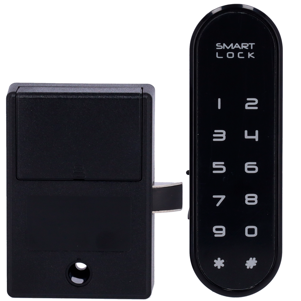 SAFIRE SF-CABINETLOCK-K-PUBLIC - Cerradura inteligente para taquillas - Identificación por contraseña - Alimentación 3 x AAA - Modo público: aperturas usuarios aleatorios - Llave maestra para apertura de emergencia - Gestión autónoma (sin software) - imagen 2
