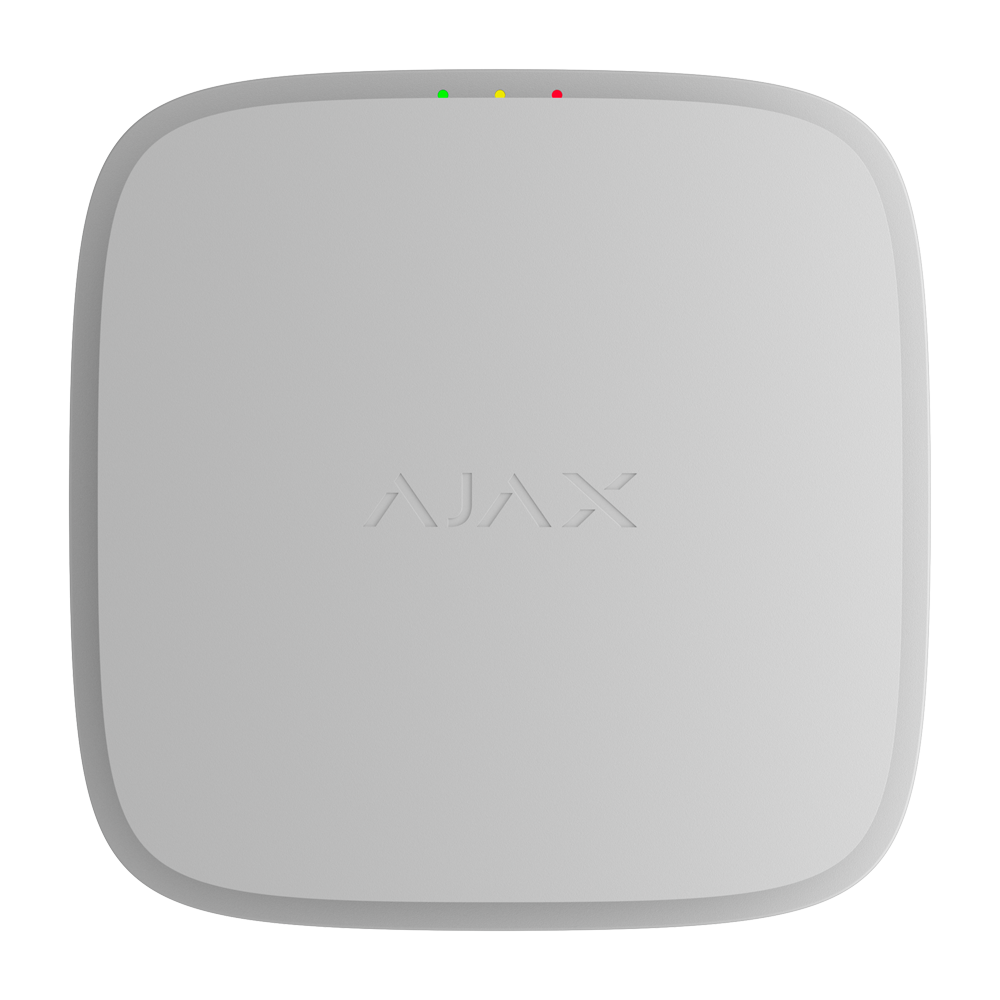AJAX AJ-EN54-HEAT-SMOKE-W - Inalámbrico - Detector combinado de humo y temperatura - Detección de pérdida de conexión y antisabotaje - Control y configuración remotos en las apps Ajax - Posibilidad de sustituir las baterías - imagen 2