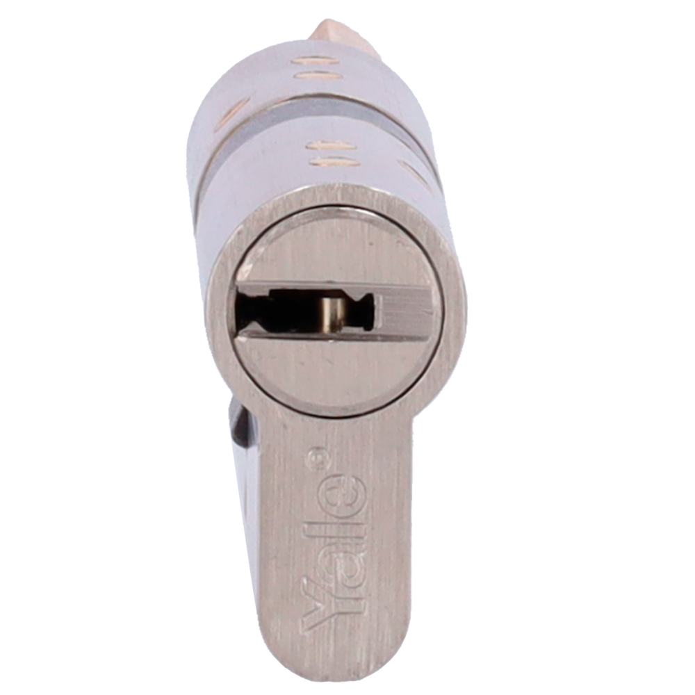YALE-CYLINDER-HSK-3035 - Cilindro de alta seguridad doble embrague - Anti-bumping, ganzúa, taladro y rotura - Apto para YALE-LINUS-L2 - Sistema de 7 pitones activos y 2 sensores - Dimensiones 30 (interior) x 35 (exterior) mm - Incluye 2 llaves físicas - imagen 2