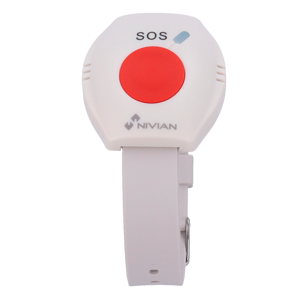 NIVIAN SMART NVS-BRACELET - Nivian Smart - Botón de emergencia en brazalete - Compatible con aplicación móvil - Indicador LED - Inalámbrico 433MHz - Funcionamiento con Sistemas de Alarma Nivian - imagen 2