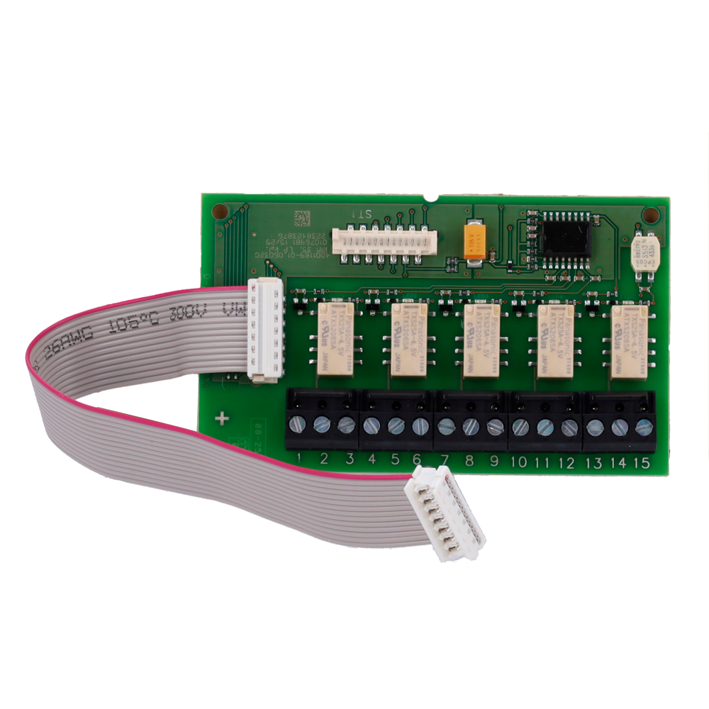 SECURITON RIM35 - Módulo de interfaz de relé para ASD 535 - Cinco relés configurables - Montaje modular en ranuras del ASD 535 - Cumple EN 54-17 - Máximo 2 unidades por detector - imagen 2
