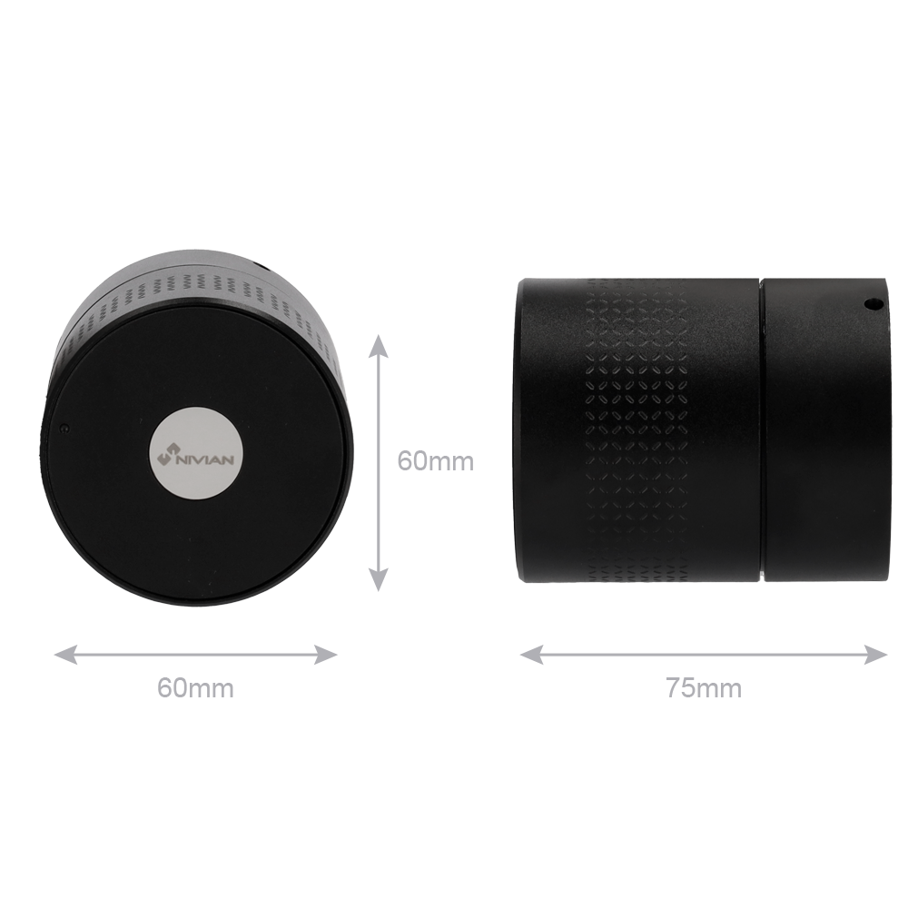 NIVIAN NV-SMARTLOCK - Cerradura girallaves inteligente Bluetooth - Sin cilindro | Apta para cilindros de terceros - Usuarios invitados sin estar próximo - Viviendas vacías, familiares y alquiler - Potente motor para puertas blindadas - APP Tuya Smart | Si - imagen 2