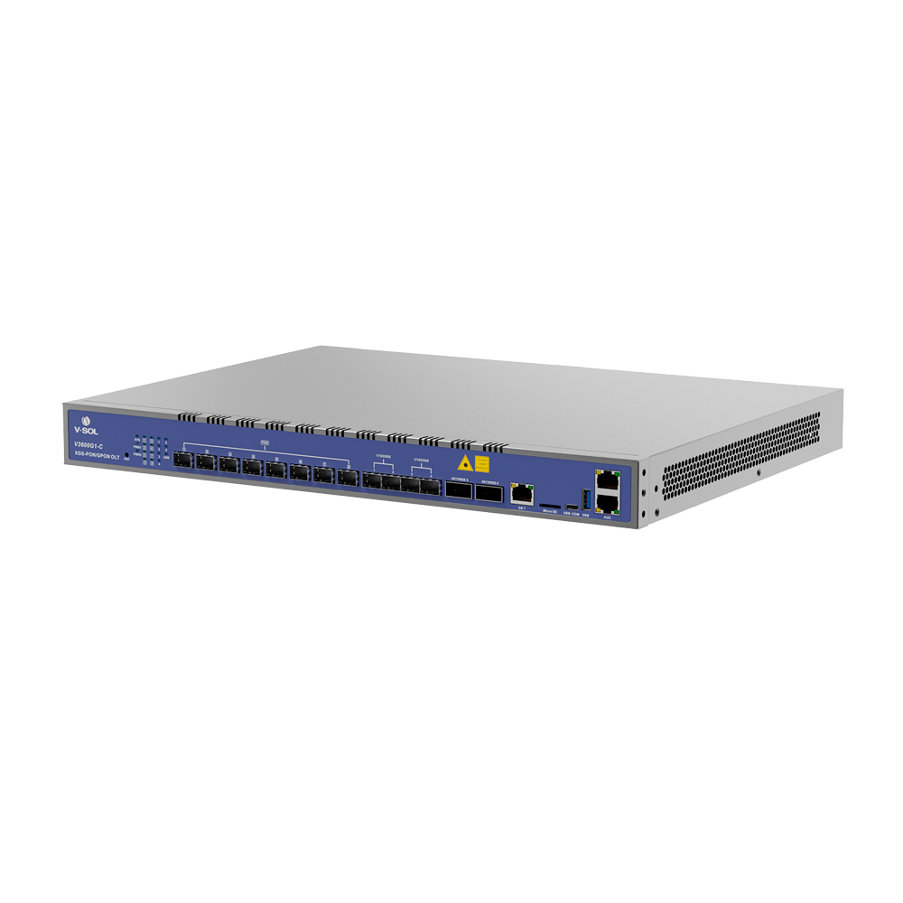 VSOL-V3600G1-C - V-SOL 8x GPON XG-PON/XGS-PON OLT - 1x GE(RJ45) + 4*25GE(SFP28)+2x 100GE(QSFP28) - Hasta 256 ONT por equipo - Distancia de transmisión hasta 20 km - Enrutamiento Capa 3 ( NAT,DMZ,ACL,PPPOE,DHCP ) - Switching Capa 2 ( VLANs, MULTICAST, STP - imagen 2