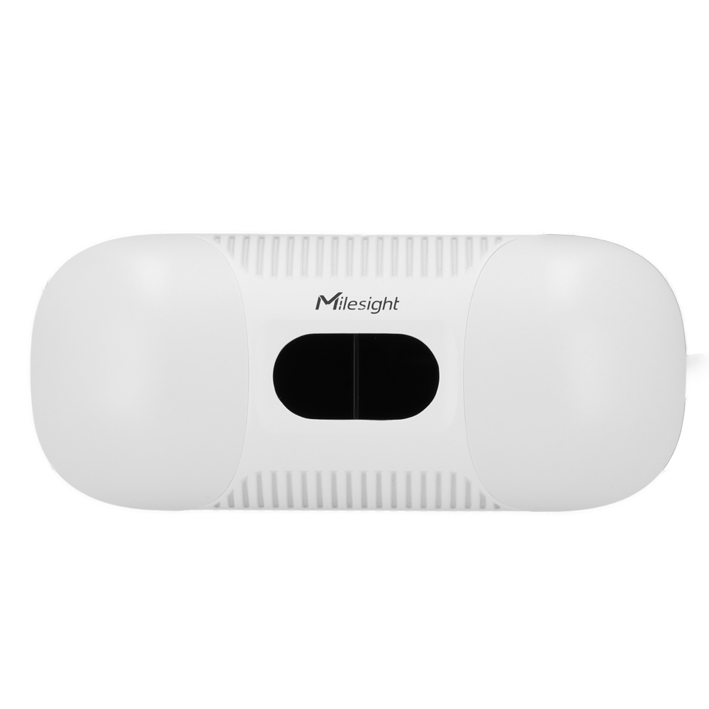 MILESIGHT MS-VS135-868M - Precisión del 99,8% con ToF 2ª gen e IA sin capturar imágenes - Diferencia niños/adultos y detecta personal por acreditación - Hasta 4 líneas bidireccionales + 4 zonas de conteo regional - Multi-Dispositivo: une hasta 4 sensores - imagen 2