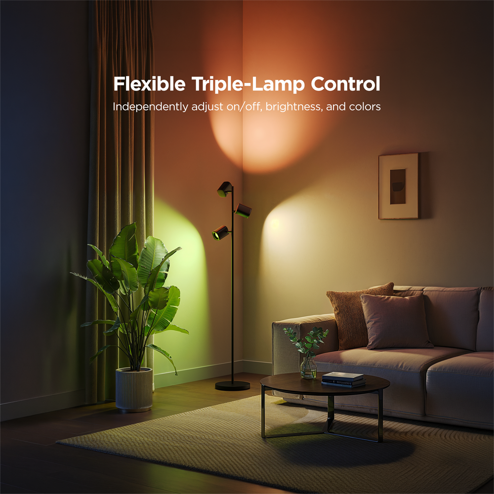 GOVEE GV-FLOOR-H60B2-TREE-170CM - Lámpara de pie de árbol Govee - Wi-Fi 2.4 GHz + Bluetooth - Color RGB + Blanco cálido/frío - 1500 lúmenes / LuminBlend™ Technology - Matter / Homekit / Alexa / Google Home - Para interior - imagen 2