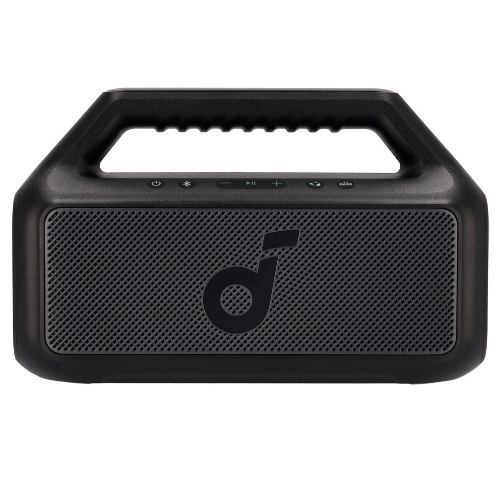 SOUNDCORE SNC-BOOM2-B - Altavoz portátil Soundcore by Anker - 1 Subwoofer y 2 Tweeter - Sonido de 80W | Tecnología BassUp™ 2.0 - 24 Horas de Reproducción - Frecuencia del sonido 50 Hz～20 kHz - Impermeable IPX7 | Color negro - imagen 2
