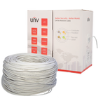 UNIVIEW UV-UTP5E-300-BC24AWG-DCA-B-W - Uniview cable UTP categoría 5E, - Conductor OFC,100% cobre - Diámetro 24 AWG-0,49mm - Certificado Dca-s2,d2,a1 - Cubierta exterior LSZH / Color blanco-gris - Se suministra en caja de cartón de 305 metros - imagen 2