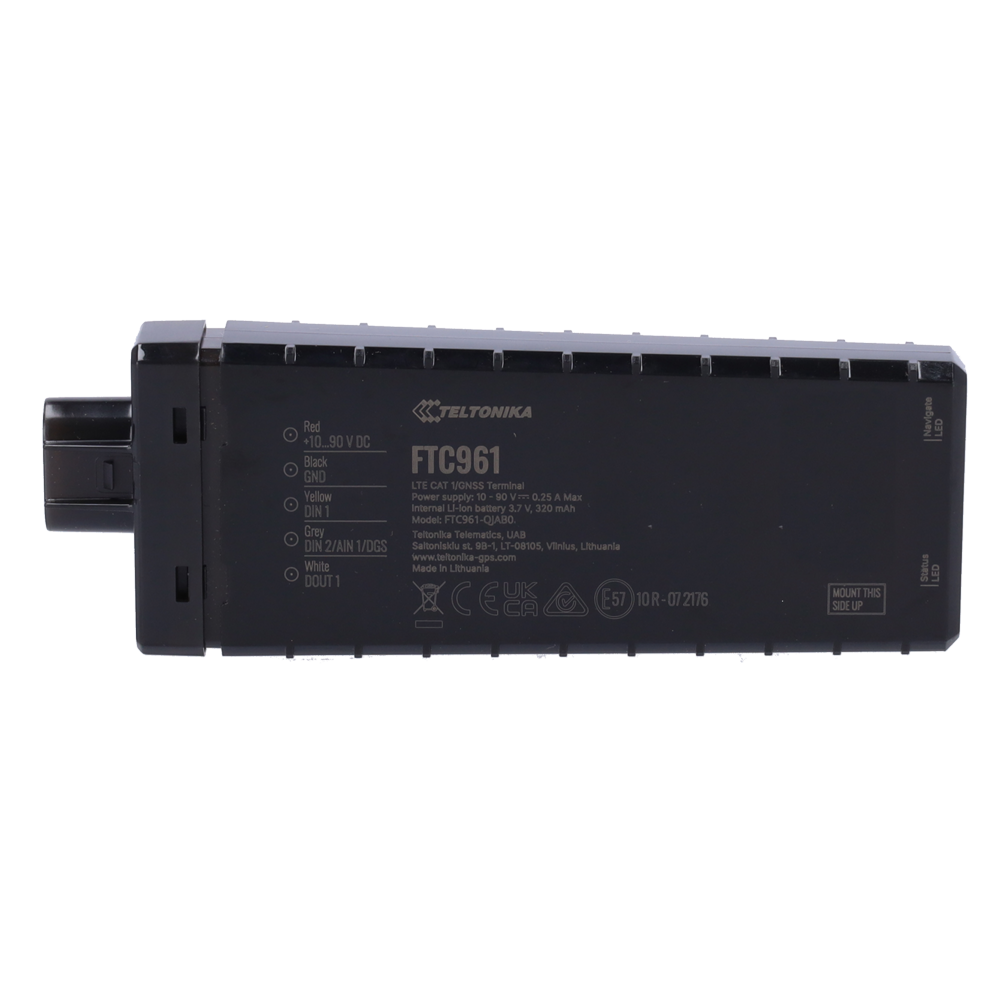 TELTONIKA TK-FTC961 - Tracker 4G para vehículos de última generación - Conectividad 4G LTE Cat1 - Resistencia extrema al agua IP69K - Amplio rango de voltaje 10-90V - Compatible con FT Platform de Teltonika - imagen 2