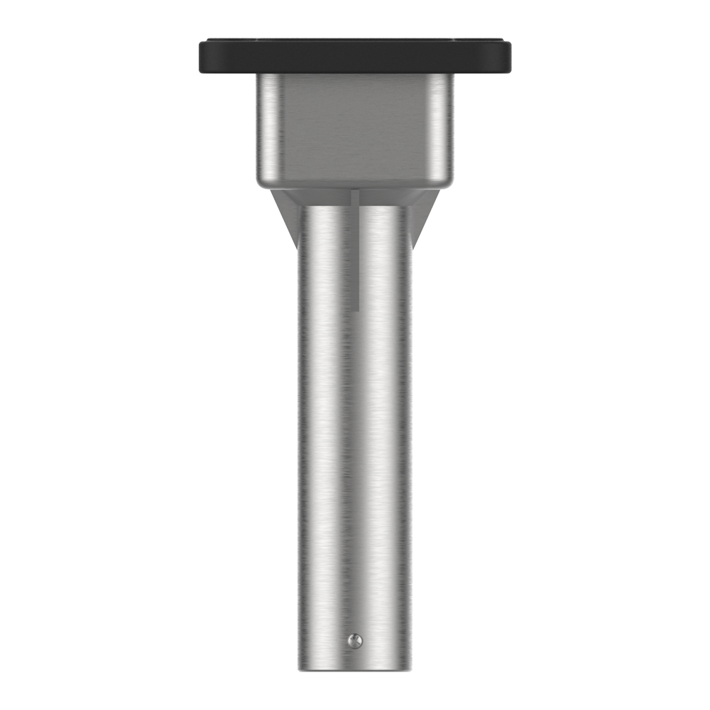 UNIVIEW UV-TR-CE45-S-IN - Soporte techo - Altura 311.5 mm | Base 154 x 206 mm - Apto para uso en exterior - Color gris - Acero inoxidable - imagen 2