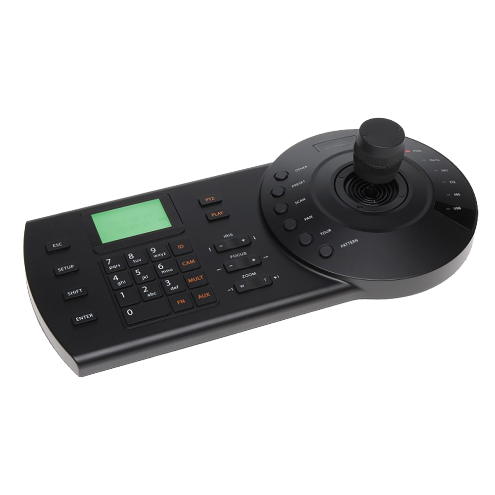 X-SECURITY XS-KB1000N-E - Teclado de control IP X-Security - Pantalla LCD - Conexión RS485 / RS422 / RJ45 / RS232 - Joystick 3 axis - imagen 2