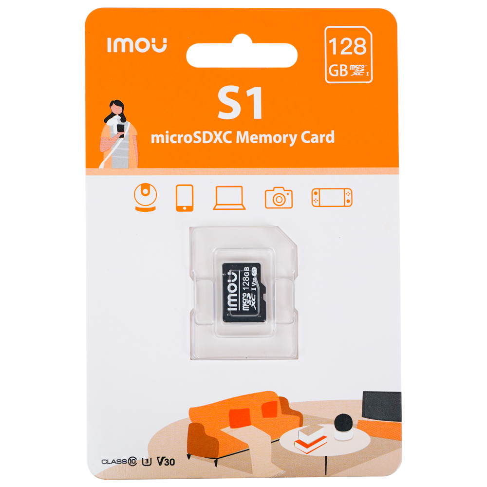 IMOU ST2-128-S1-IMOU - Tarjeta microSD Imou - Capacidad 128 GB - Clase 10 | Velocidad R/W: 95/38 MB/s - Ciclos E/P: hasta 500 - Cámaras Home, Smartphones, Tablets - imagen 2