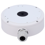 SAFIRE SMART SF-JBOX-0303 - Caja de conexiones Safire Smart - Para cámaras domo - Apto para uso exterior IP66 - Instalación en techo o pared - 50 (Al) x 155.4 (Ø) x 188 (Fo) mm - Pasador de cables - imagen 2