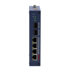 X-SECURITY XS-SW0604-96-DIN-HIPOE - X-Security Hardened L2 Managed Switch - 6 Puertos Totales (4 PoE / 2 Uplinks 1G SFP) - Suministro de ultra potencia PoE++ de hasta 90W - Alta disponibilidad con motor PoE Watchdog - Rango térmico de operación de -30°C a - imagen 2