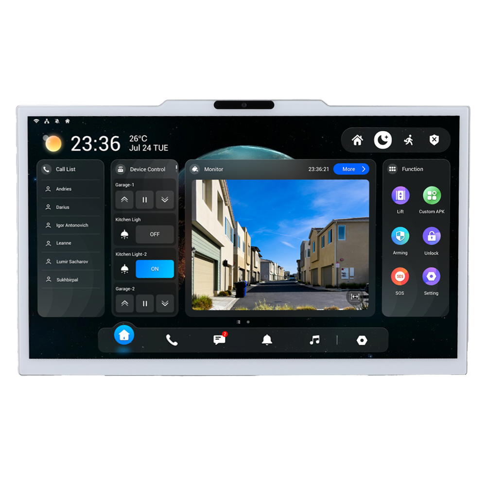 AKUVOX AK-X937 - Monitor Android 14.0 para videoportero - Pantalla IPS de 15.6" - Audio bidireccional Crystal Clear | Easy UI - TCP/IP, PoE+, WiFi, Bluetooth, SIP estándar - Mantenimiento Cloud | APPs de terceros - Conexión a través de Cloud | Cámara - imagen 2