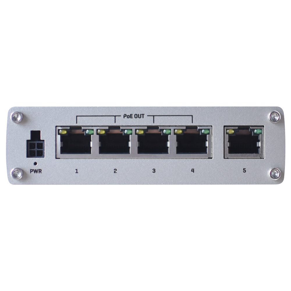 TELTONIKA TK-TSW100 - Teltonika Switch PoE No gestionable Industrial - 5 puertos Ethernet RJ45 Gigabit - 4 Puertos Ethernet PoE+ 802.3af/at - Hasta 30W por Puerto PoE - Hasta 120W de Potencia PoE - Rugerizado Carcasa Aluminio - imagen 2