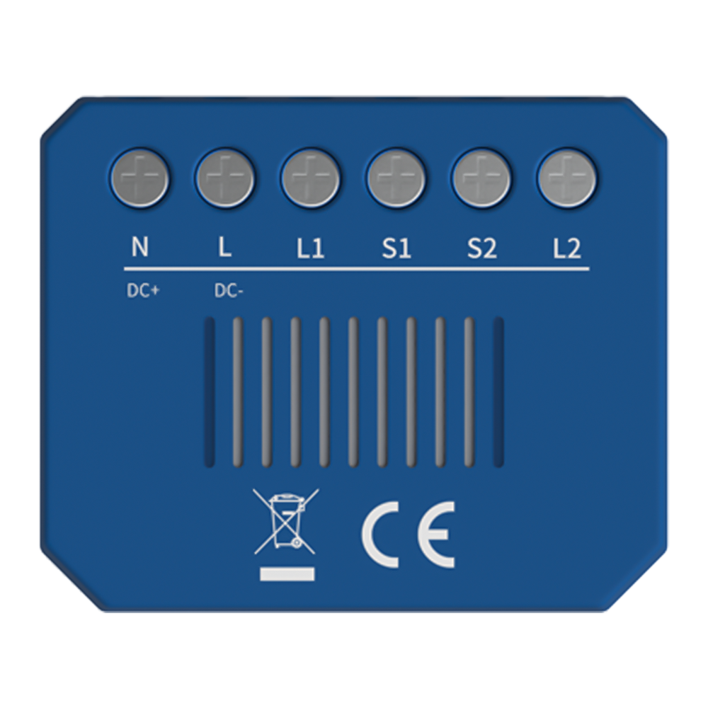 AKUVOX AK-ZBMD-C1-R2 - Relé inteligente de 2 líneas - ZigBee 3.0 - Carga máxima 10 A por línea - Alimentación 100-250 AC / 24-30 DC - Temporizador y calendario - Compatible con APP BelaHome - imagen 2