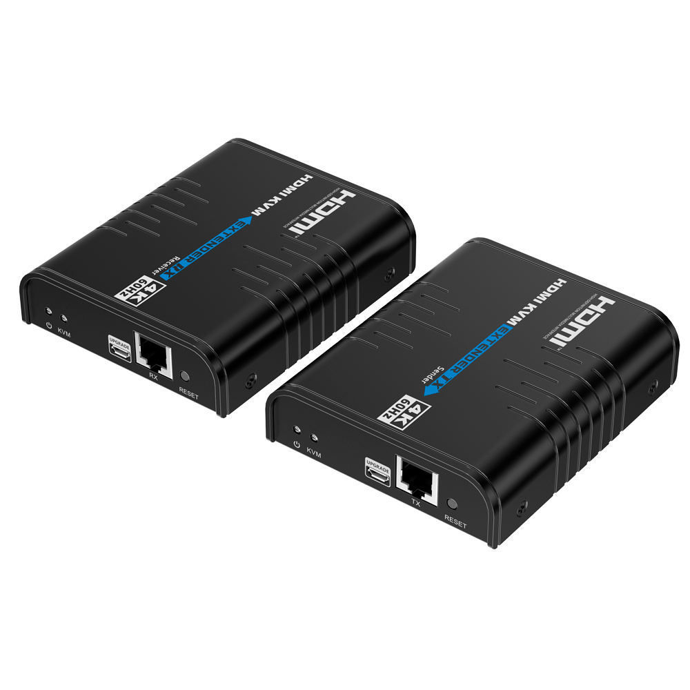 LENKENG HDMI-EXT-PRO-4K60-KVM - Extensor KVM de señal HDMI - Alcance 120 m - Resolución 4K - Permite conexiones 1:M - imagen 2