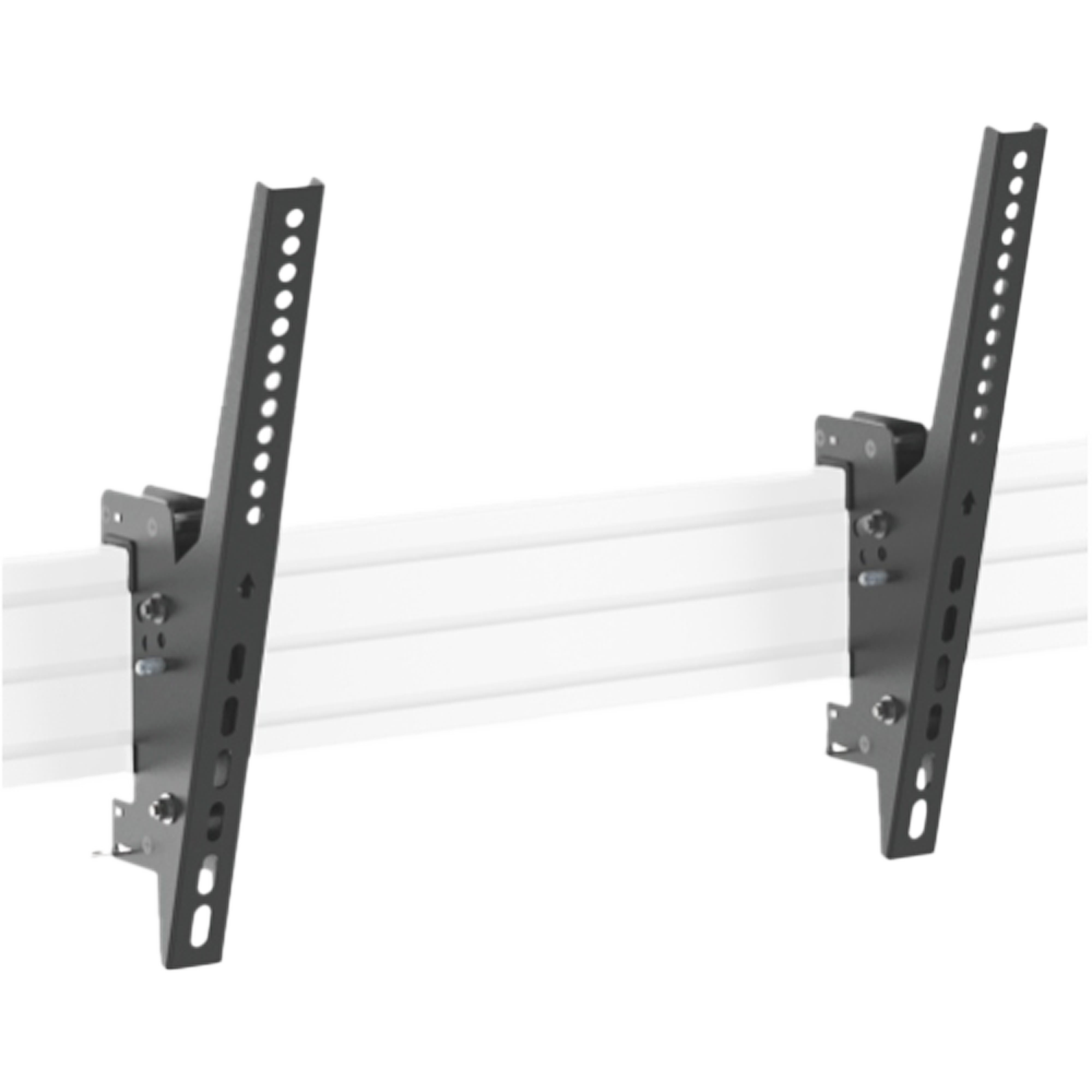 BRATECK LUMI MENUBOARD-2X1 - Soporte Menuboard - Peso soportado 50 Kg/Monitor - VESA 600x400 mm/Monitor - Inclinación 0º ~ -20º - Distancia a la pared de 100 mm - Disposición 2x1 - imagen 2