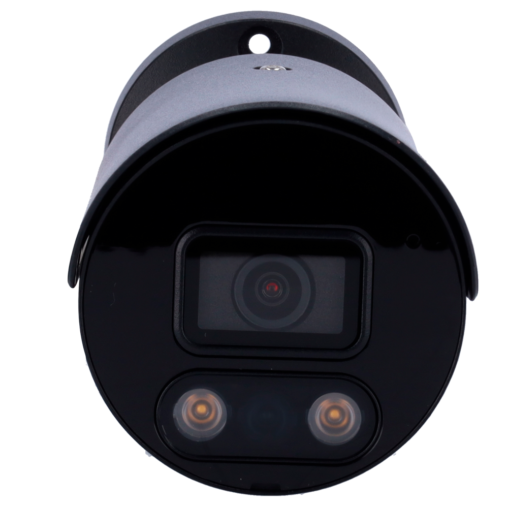 UNIVIEW UV-IPC2124SB-ADF28KMC-I1-BLACK - Cámara Bullet IP Uniview - Gama Prime - 4 MP | Lente 2.8 mm | microSD 512 GB - IR 40 m | Luz blanca 40 m | WDR 130 dB - Wise-ISP | Dual Light | Conteo - PoE | UMD | SIP | IP67 - Botón de reset | Micrófono | Altavoz - imagen 2