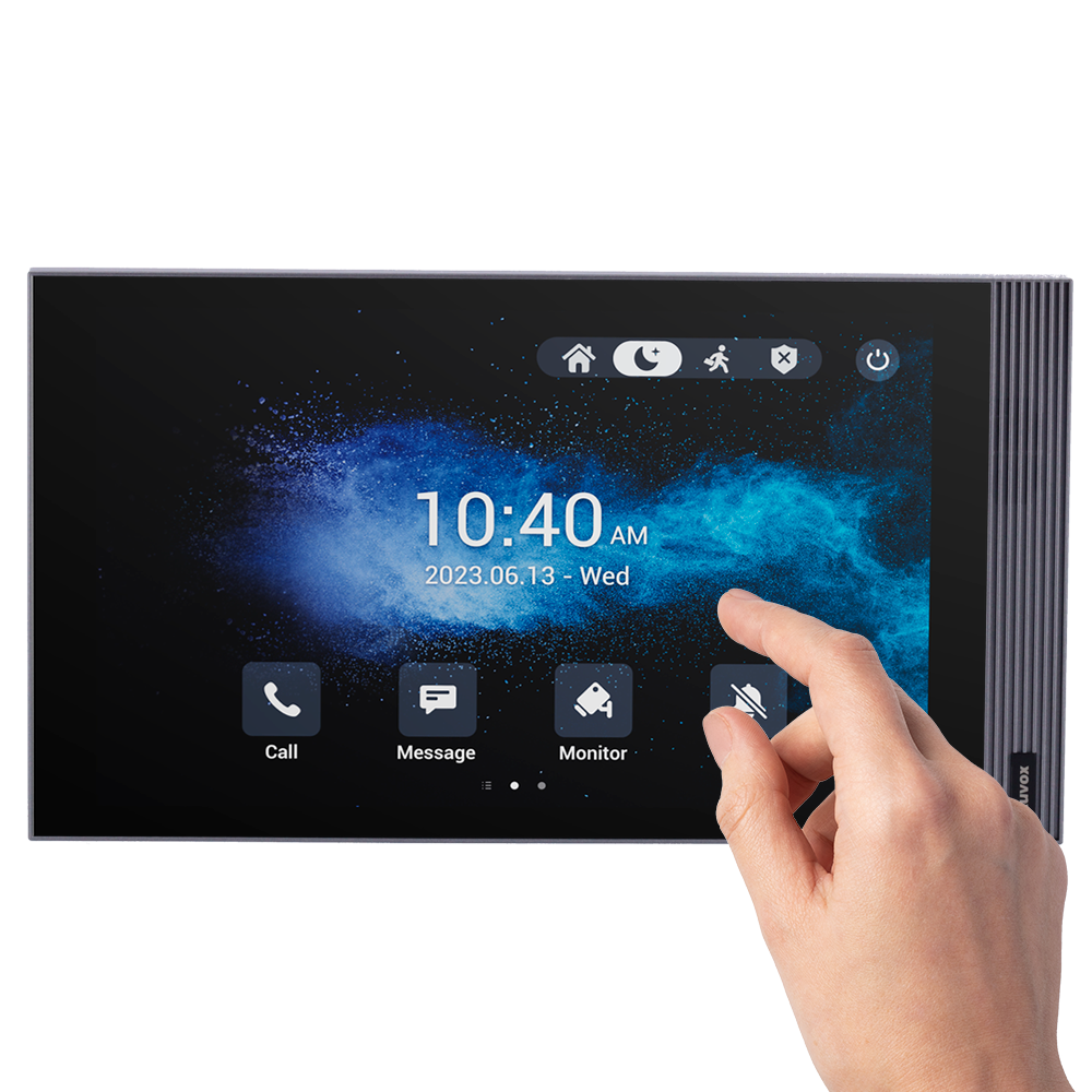 AKUVOX AK-S562-S - Monitor Linux para videoportero - Pantalla IPS de 7" | Montaje en superficie - Audio bidireccional Crystal Clear | Easy UI - TCP/IP, PoE, SIP estándar - Mantenimiento a través de Cloud - Conexión de monitor y placas a través de Clo - imagen 2