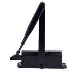 DORCAS DR-DC1-BLACK - Cierrapuertas de brazo articulado - Instalación de superficie y reversible - Apertura convencional - Puertas entre 25~85 kg y 850~1100 mm - Velocidad ajustable - Apto para todo tipo de puertas - imagen 2