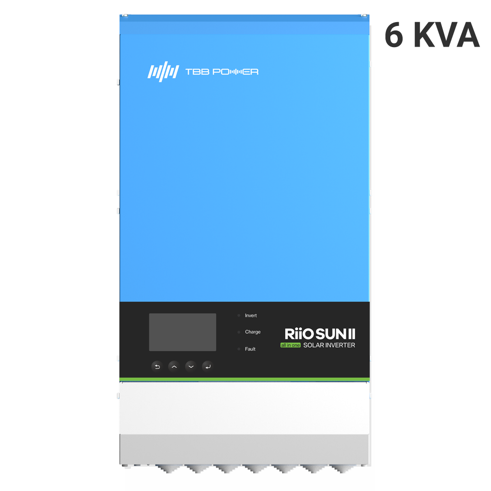 TBB-RIOSUN2-6KVA-S - Inversor todo en uno TBB - Potencia 6000W - 2 entradas MPPT - Inversor, cargador y regulador - Compatible con baterías - Módulo de comunicación Wi-Fi - imagen 2