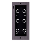 AKUVOX AK-BR-X912-F - Panel frontal y caja de registro encastrada - Específica para Akuvox AK-X912S - Panel: 273 (Al) x 126 (An) x 3 (Fo) mm - Caja: 264 (Al) x 116 (An) x 45 (Fo) mm - Fabricado en aluminio y acero galvanizado - imagen 2