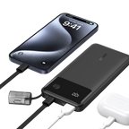 ANKER ANK-A1388-B - Anker Power bank con pantalla - Capacidad 10000mAh - Entradas USB-C - Salidas USB-A, 2x USB-C - Carga 3 dispositivos a la vez - Carga rápida PD22.5W - imagen 2