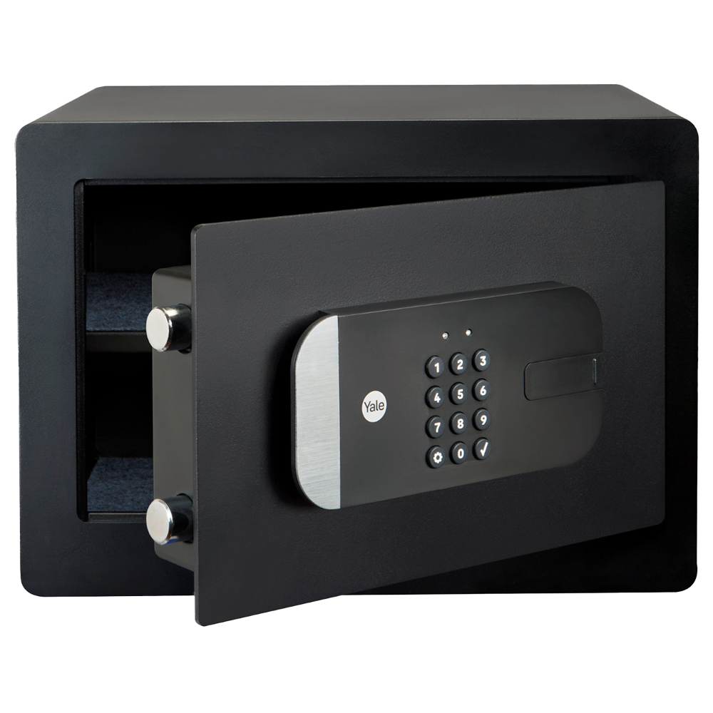 YALE-SMARTSAFEBOX - Caja fuerte inteligente BLE - Apertura con PIN, llave física y APP - Sensor de estado de puerta - Alimentación baterías 4 x AA - Usuarios invitados y reportes de acceso - APP Yale Home - imagen 2