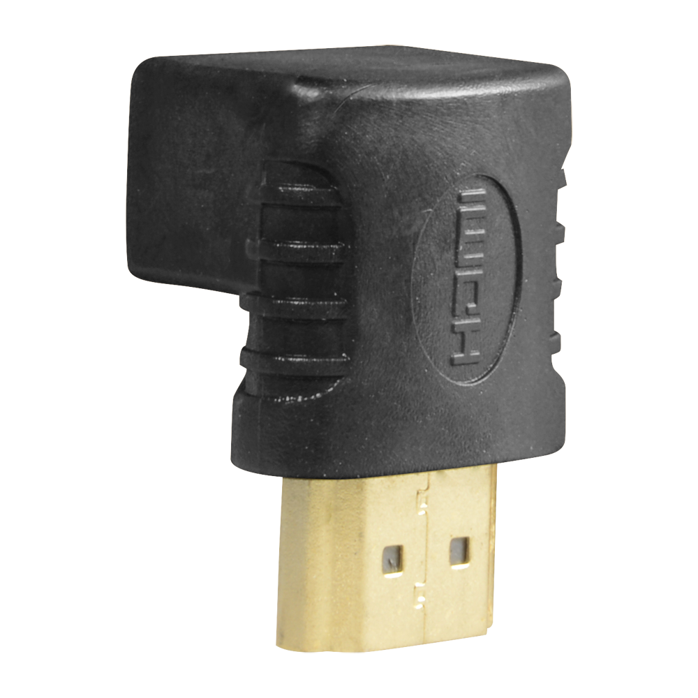 SAFIRE CON-HDMI-L - Adaptador HDMI - HDMI 1.3 - Acodado 90° - HDMI tipo A macho - HDMI tipo A hembra - Conectores anticorrosión - imagen 2